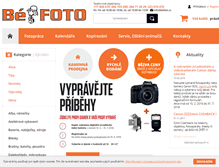 Tablet Screenshot of befoto.cz